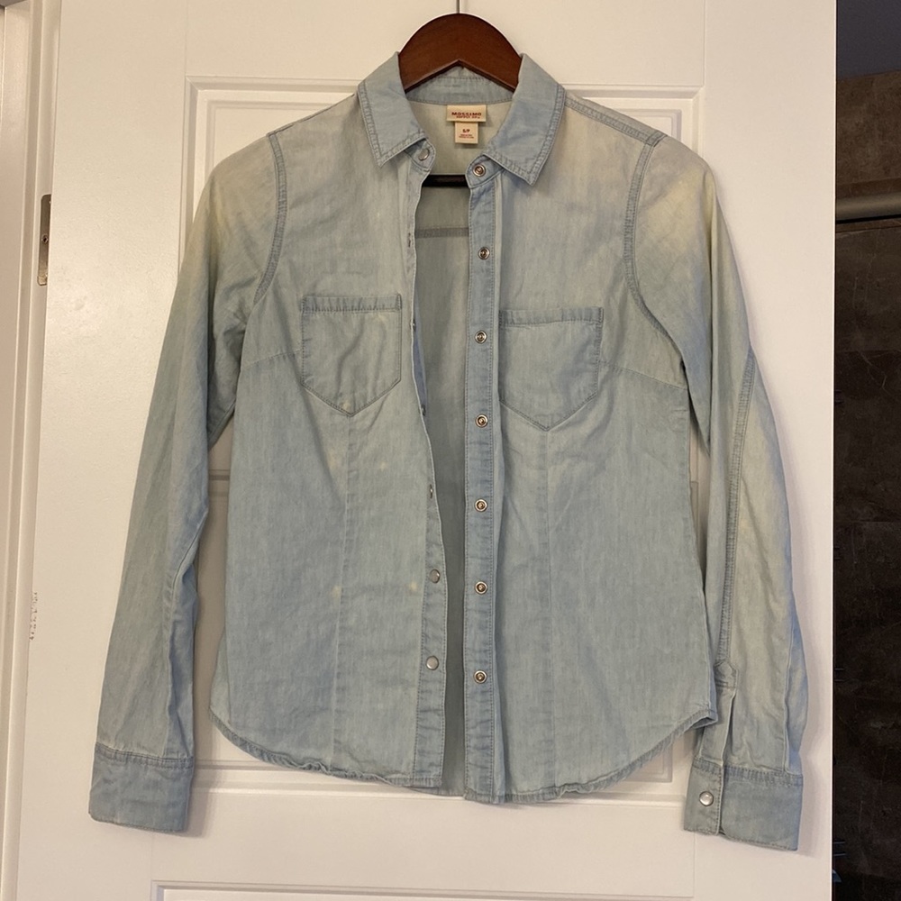 SOLD - Denim Flannel